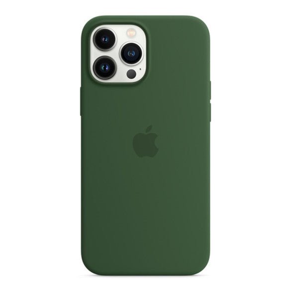iPhone Silicon Basic Case With Apple Logo - Elite Phones