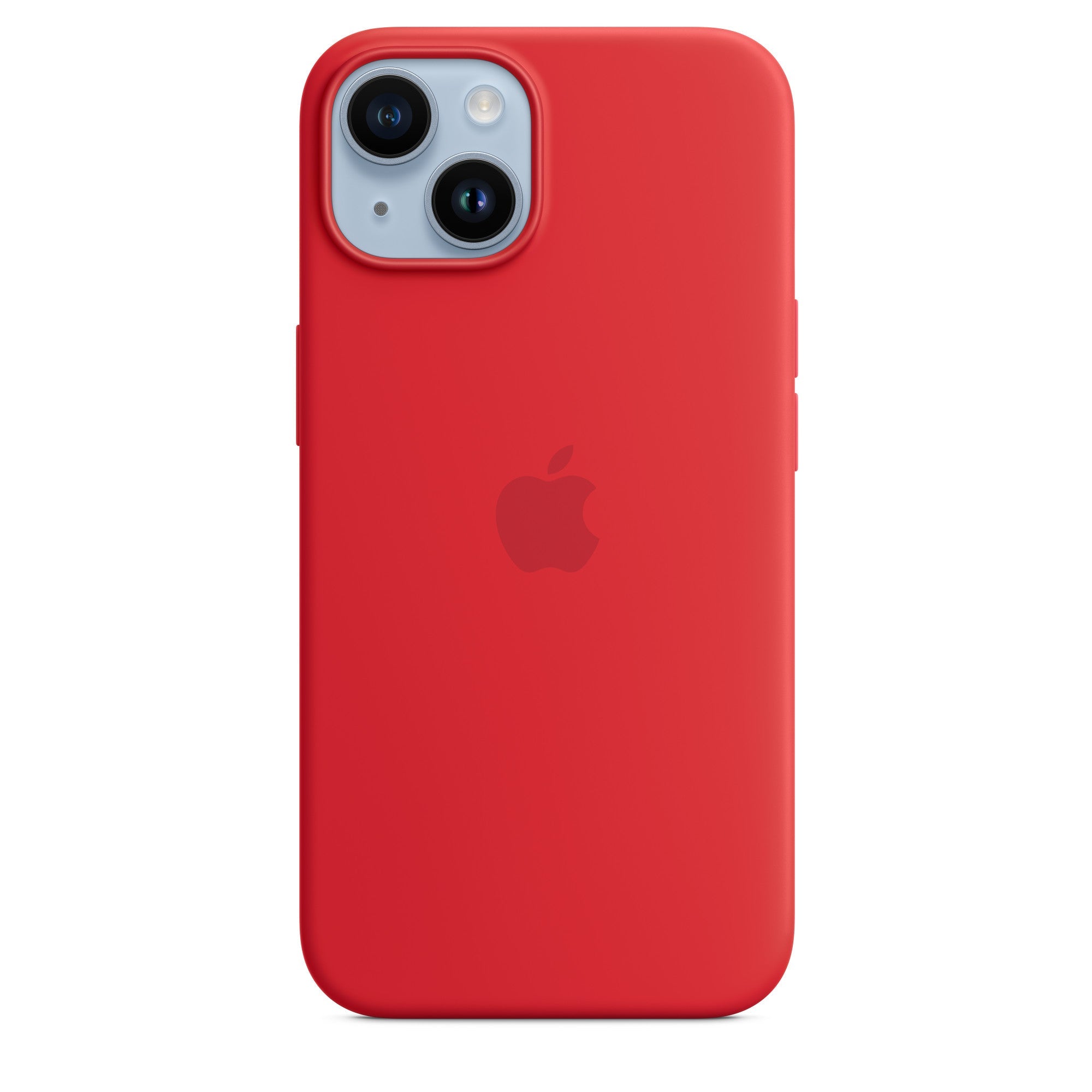 iPhone Silicon Basic Case With Apple Logo - Elite Phones