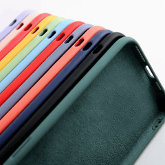 iPhone Silicon Basic Case With Apple Logo - Elite Phones
