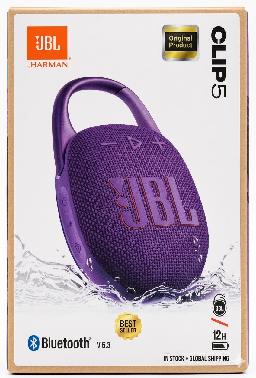 JBL Bluetooth Speaker CLIP 5 - Elite Phones