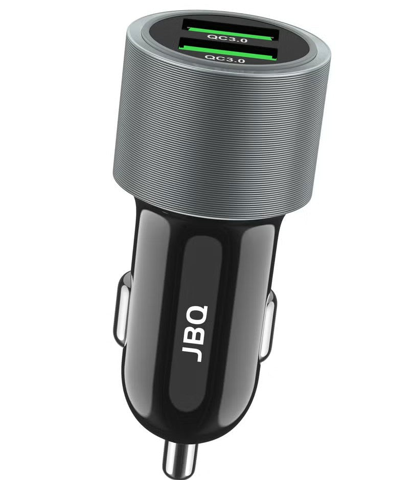 JBQ Car Charger 36W 2 Usb Port - Elite Phones