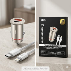 JBQ Car Charger 48W 2 Ports With Lighting Cabe - Elite Phones