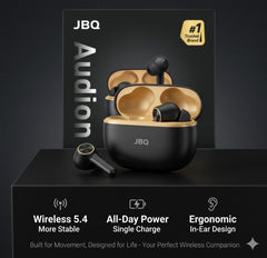 JBQ ClearTune TWS Earphones: Immersive Sound, 14H Battery, Ergonomic Bluetooth 6.0 Design - Elite Phones