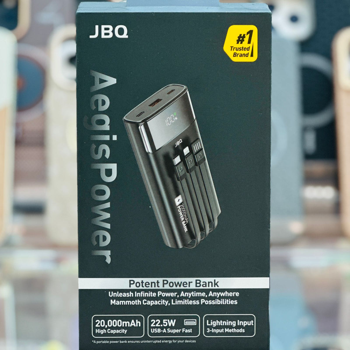 JBQ Household Bower Bank 20000 Mah - 22.5 W - Elite Phones
