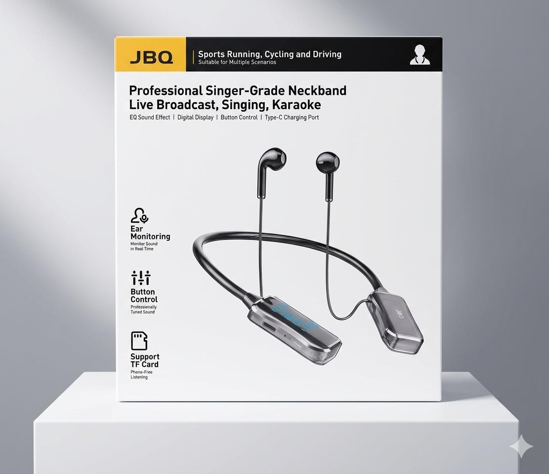 JBQ LiveStream Edition: All - in - One Wireless Neckband - Elite Phones