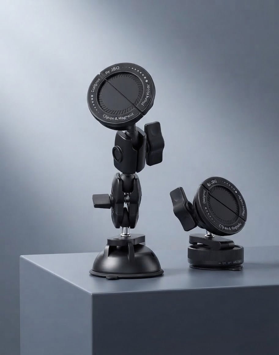 JBQ Retractable & Suction Magnetic Phone Mount. - Elite Phones