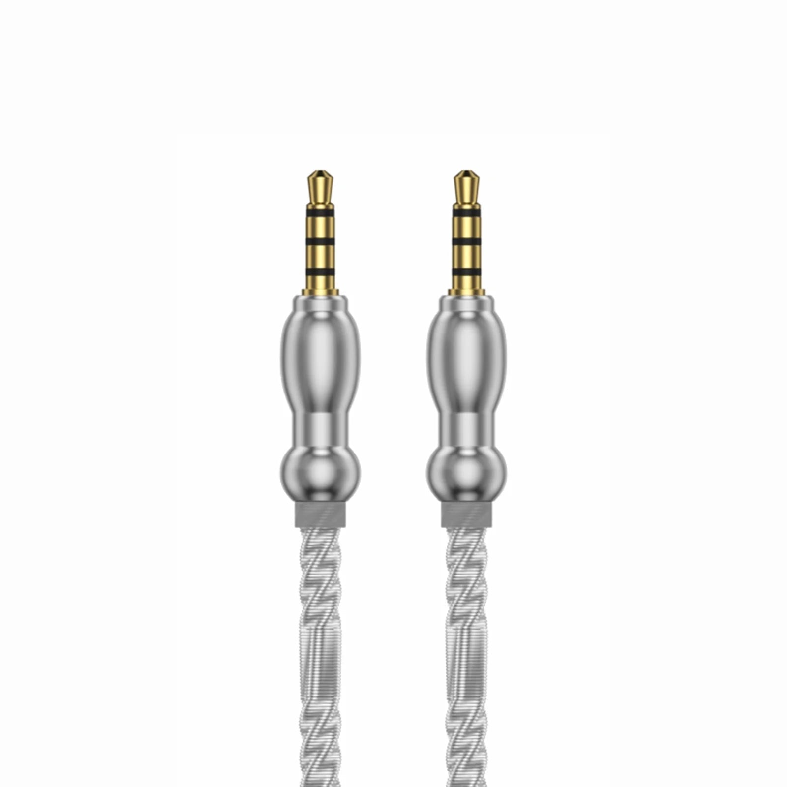 JBQ Spring 3.5mm to 3.5mm Aux Cable – Premium Audio Connector (1m) - Elite Phones