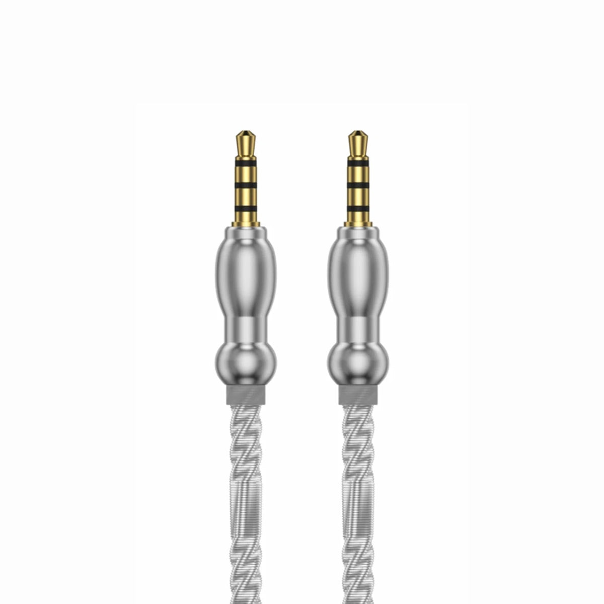 JBQ Spring 3.5mm to 3.5mm Aux Cable – Premium Audio Connector (1m) - Elite Phones
