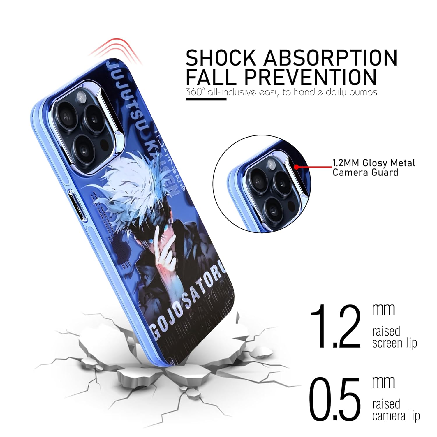 Jujutsu Kajsen Gojo Satoru Open Eyes - Elite Phones