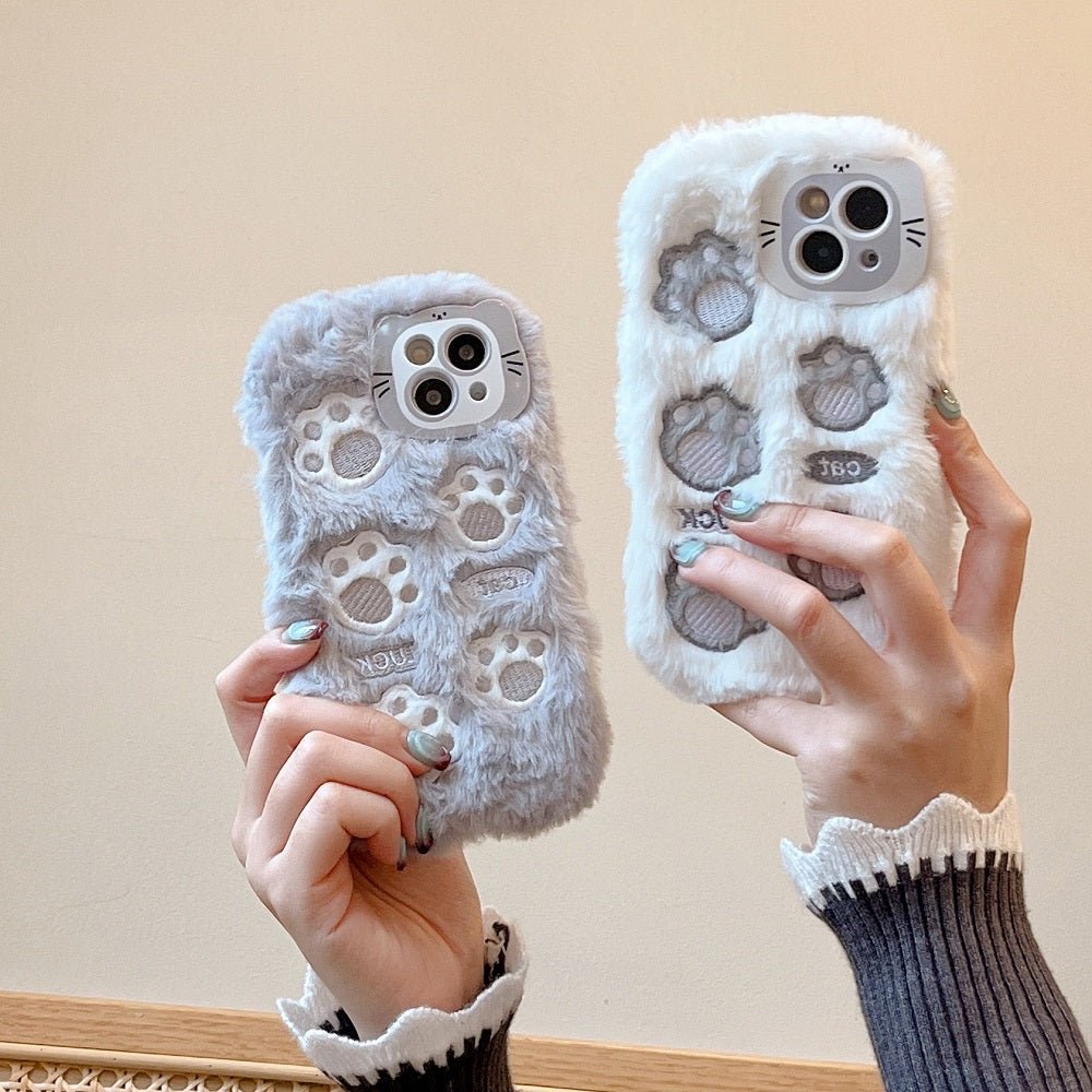 Luck Cat Fur Case - Elite Phones