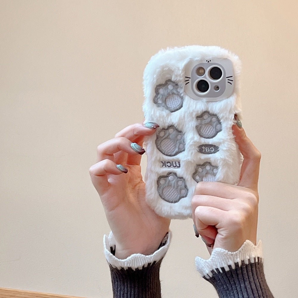 Luck Cat Fur Case - Elite Phones