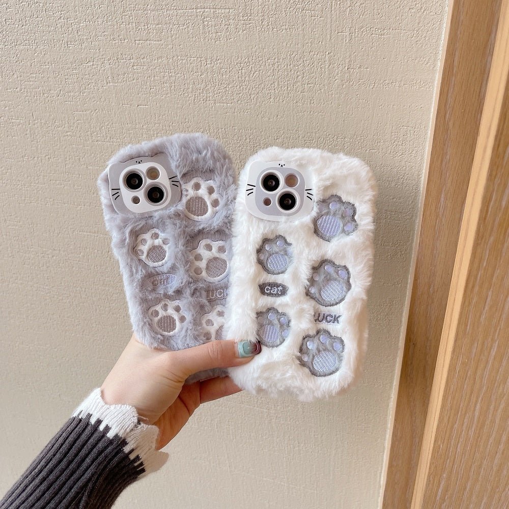 Luck Cat Fur Case - Elite Phones