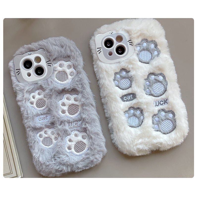 Luck Cat Fur Case - Elite Phones