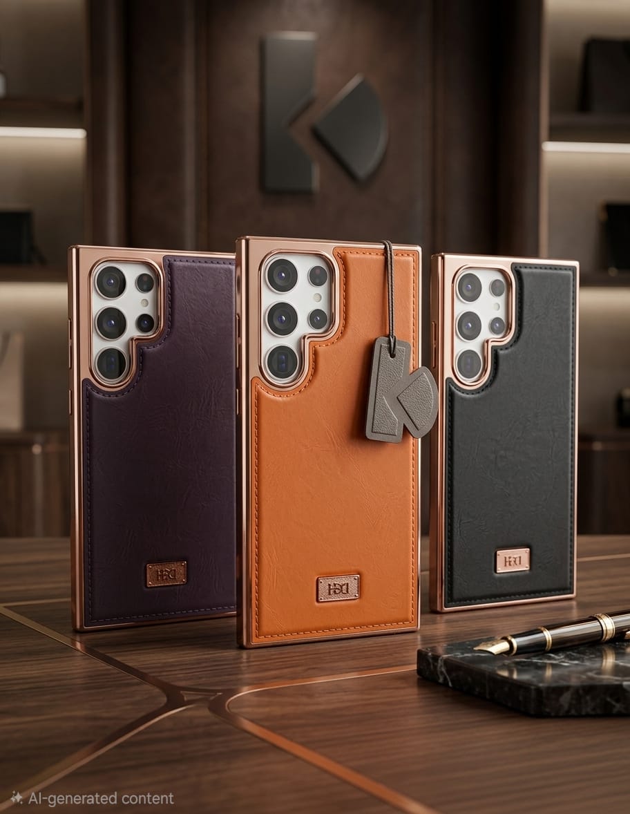 LuxeArmor Executive Leather Shell - Elite Phones