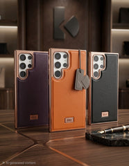 LuxeArmor Executive Leather Shell - Elite Phones