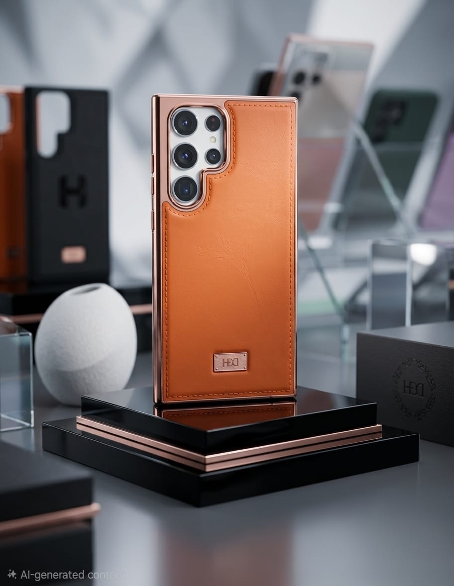 LuxeArmor Executive Leather Shell - Elite Phones