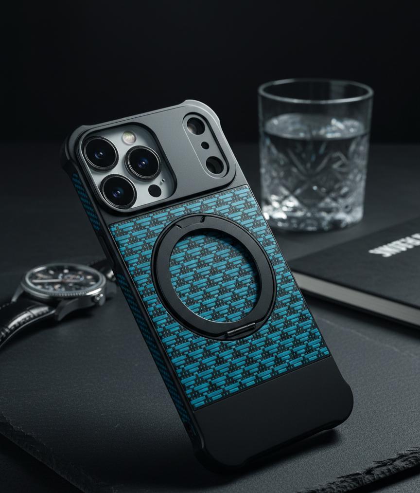 Luxury Carbon Fiber Armor Case Galaxy - Elite Phones