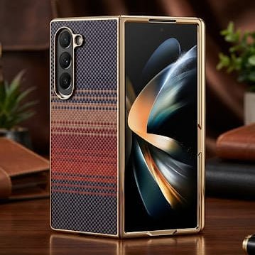 Luxury Carbon Fiber Plating Magnetic Hinge Case - Elite Phones