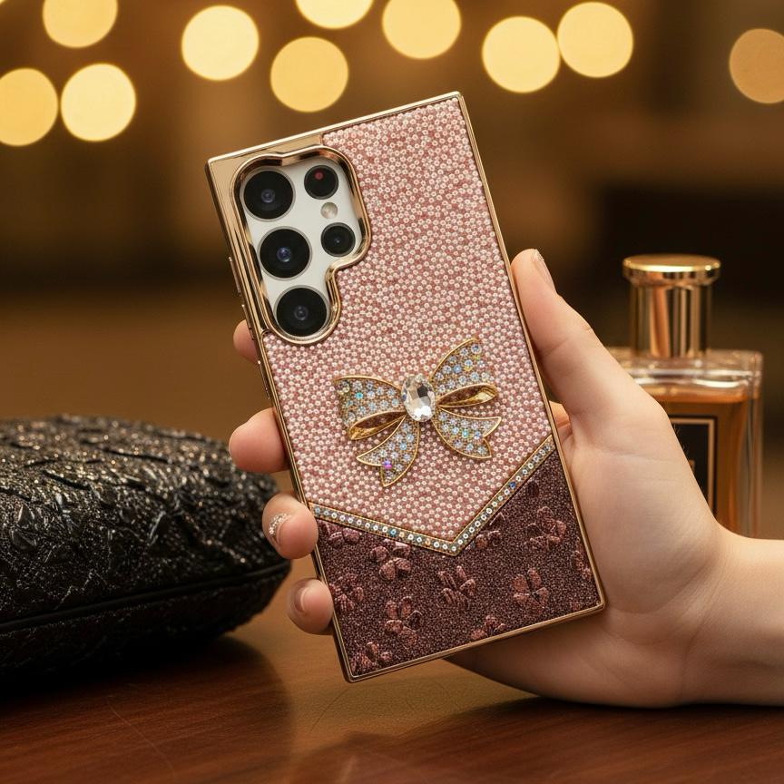 Luxury Crystal Bowknot Rhinestone Case - Elite Phones