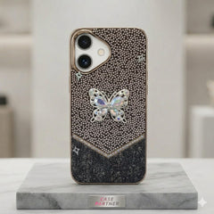 Luxury Crystal Bowknot Rhinestone Case With Pearl - Elite Phones