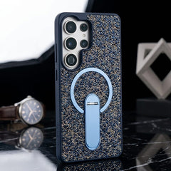 Luxury Diamond Glitter Case with Magnetic Ring Kickstand For Samsung - Elite Phones