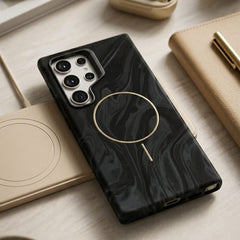 Luxury Marble Texture Magnetic Case for Samsung Galaxy S Series - Elite Phones