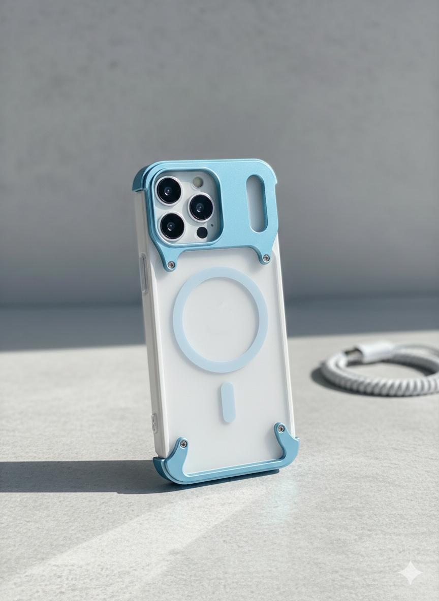 Luxury Mechanical plastic Alloy Magnetic Bumper Case - Elite Phones