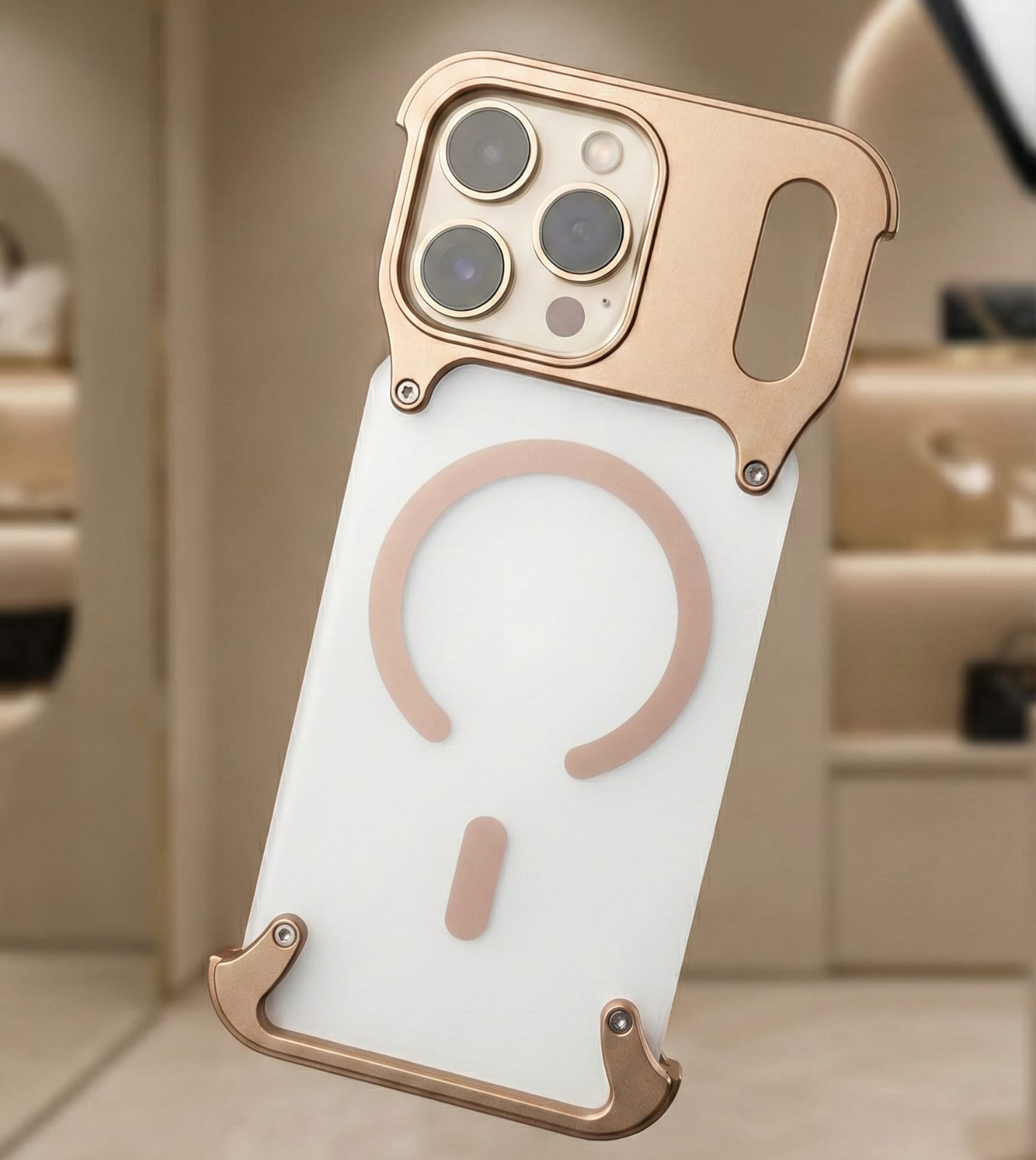 Luxury Mechanical plastic Alloy Magnetic Bumper Case - Elite Phones