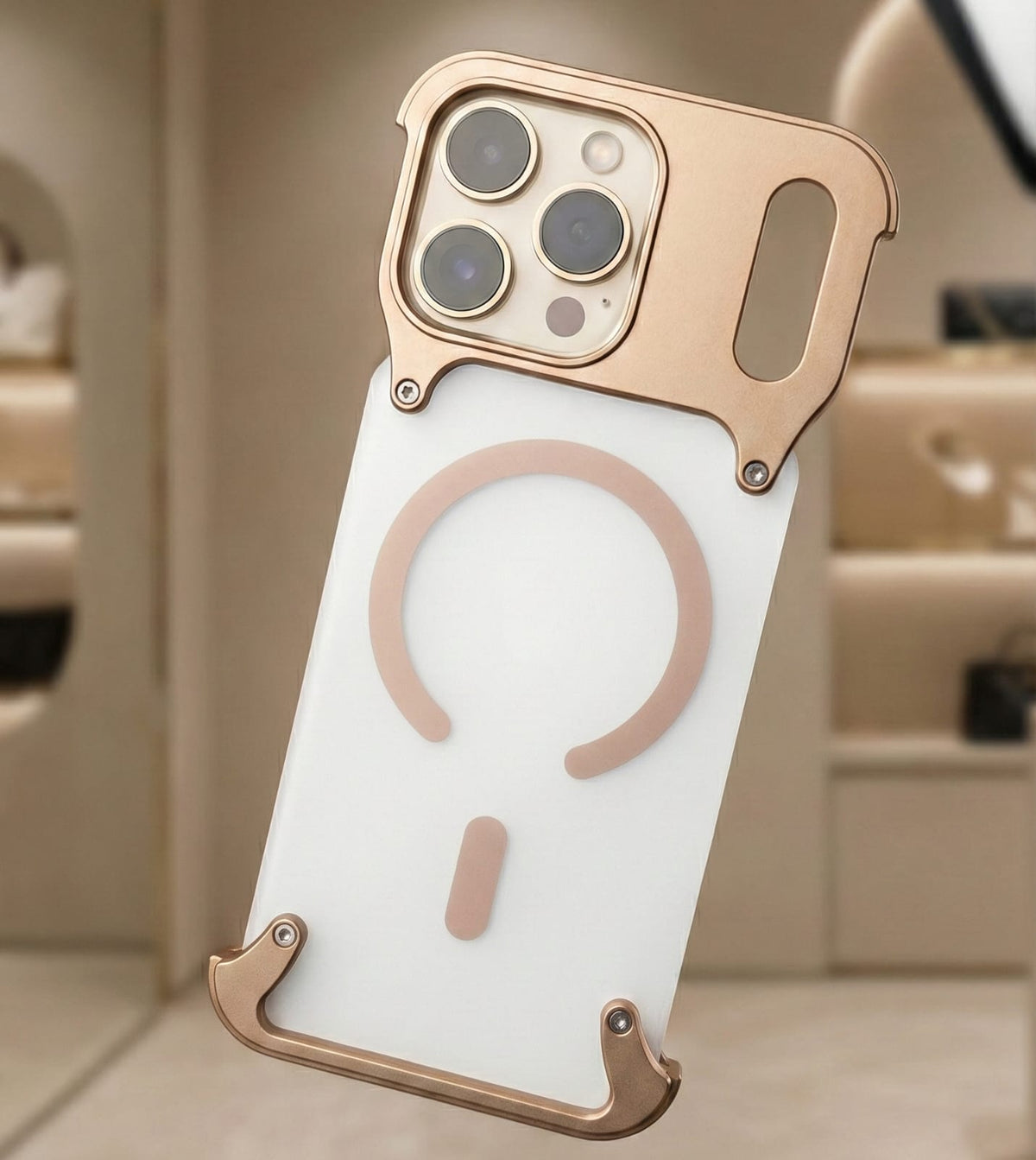 Luxury Mechanical plastic Alloy Magnetic Bumper Case - Elite Phones
