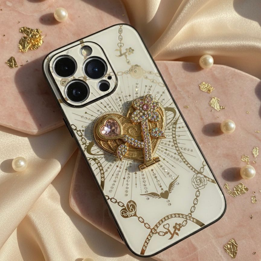 Luxury Pearl Butterfly Jewel Case - Elite Phones