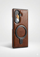 Magnetic Leather Kickstand Case for Samsung Galaxy Z Fold - Elite Phones