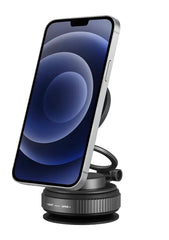 Magnetic Suction Cup Car Phone holder Mount 360 Metal - Elite Phones