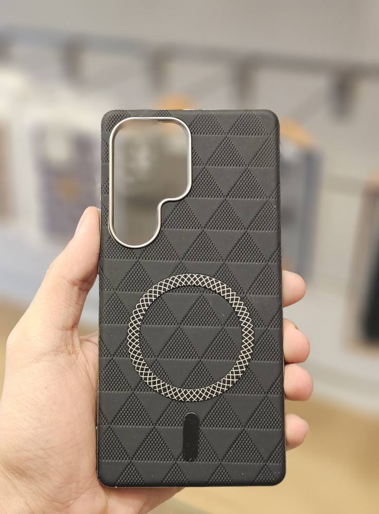 Magnetic Triangle Pattern Leather Case - Elite Phones