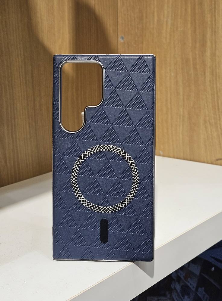 Magnetic Triangle Pattern Leather Case - Elite Phones