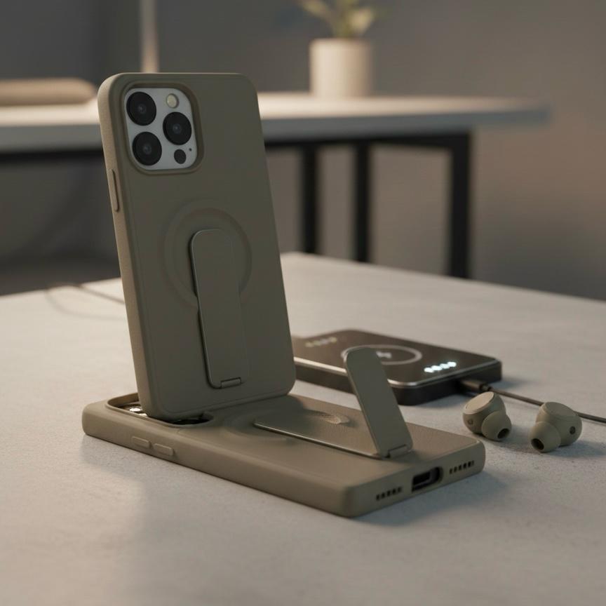 MagSafe Magnetic Kickstand Protective Case - Elite Phones