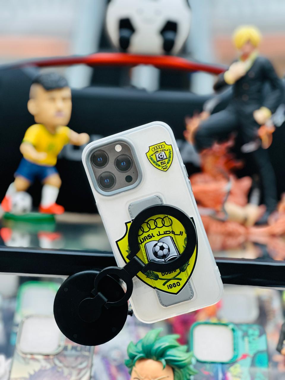 Matt Transparent Case With Hand Strap&Stand Alwasl - Elite Phones