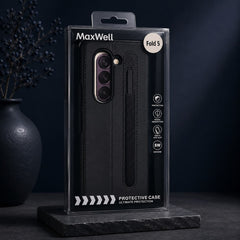MaxWell Ultimate Protection Leather Case with Built-In Strap for Samsung Galaxy Z Fold - Elite Phones