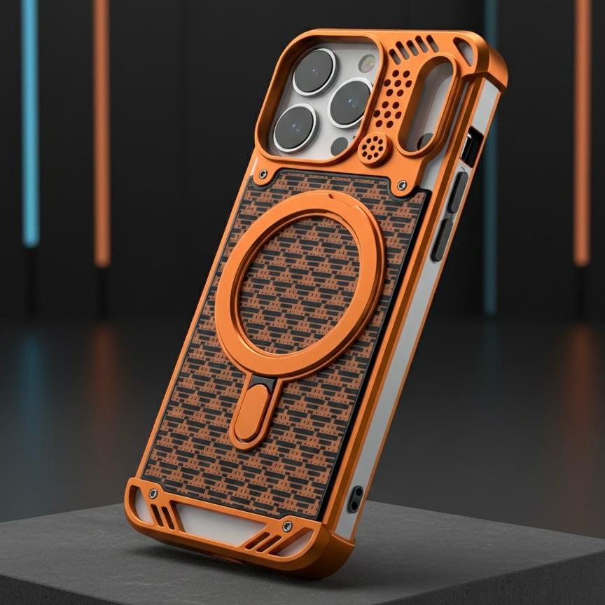 Mecha Magnetic Aluminum Metal Bumper Case - Elite Phones