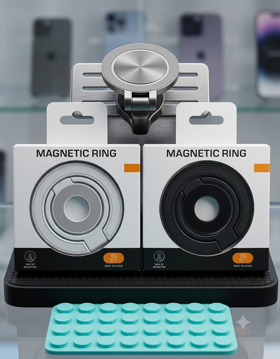 Metal MAGNETIC PHONE RING HOLDER - Elite Phones