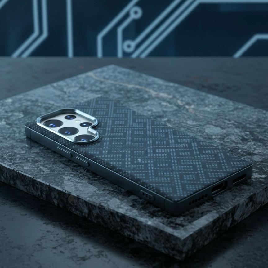 Minimalist Geometric Pattern Slim Protective Case - Elite Phones