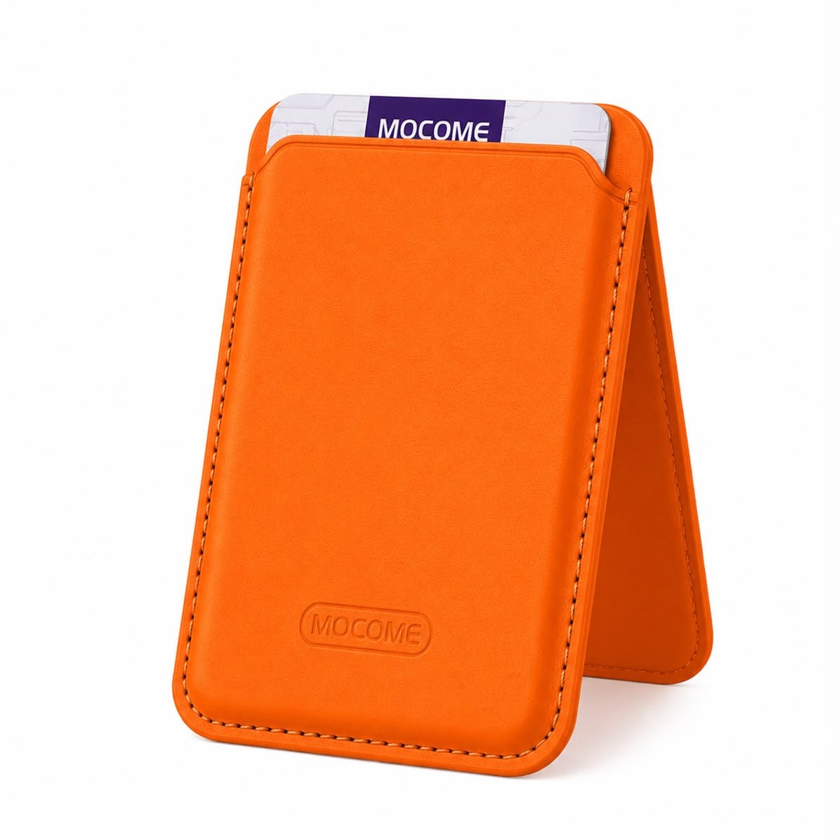 MOCOME Bi-Fold Magnetic Leather Card Wallet & Phone Stand (MagSafe Compatible) - Elite Phones