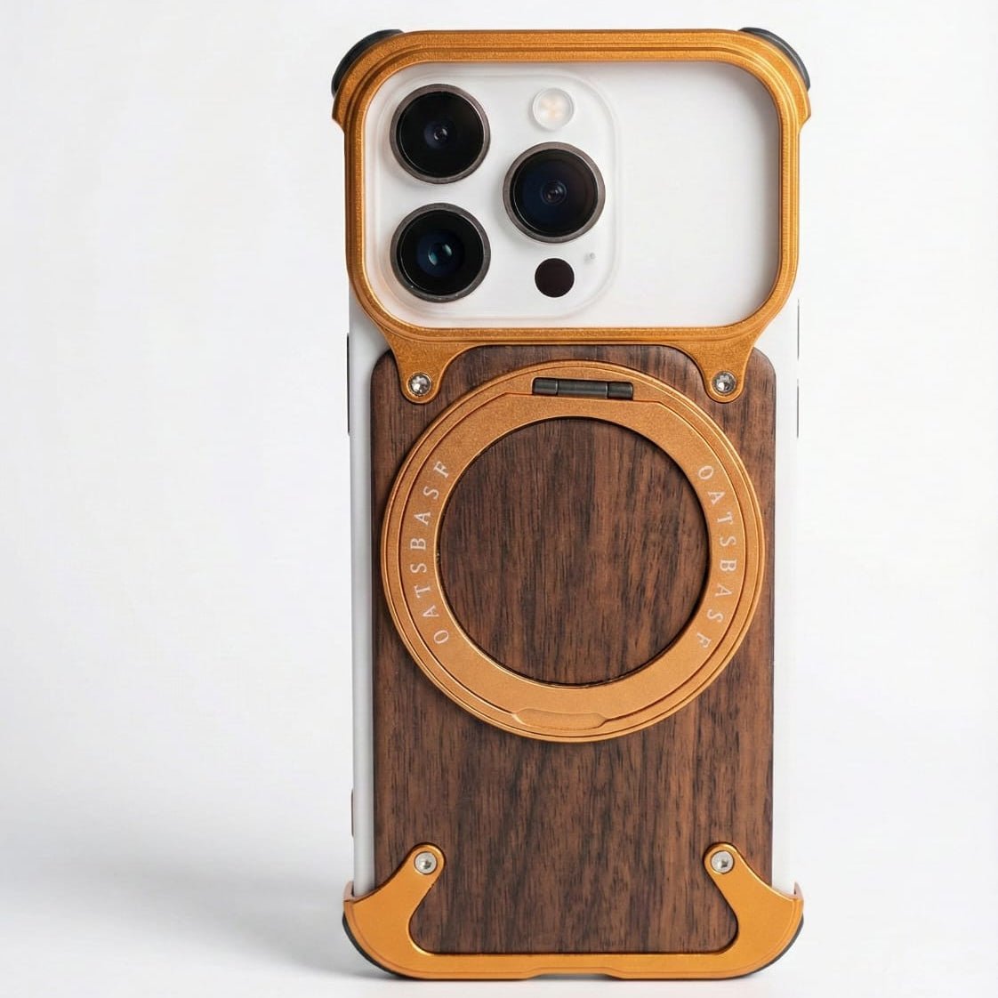 Moobifi Aluminum & Wood Case With MagSafe - Elite Phones