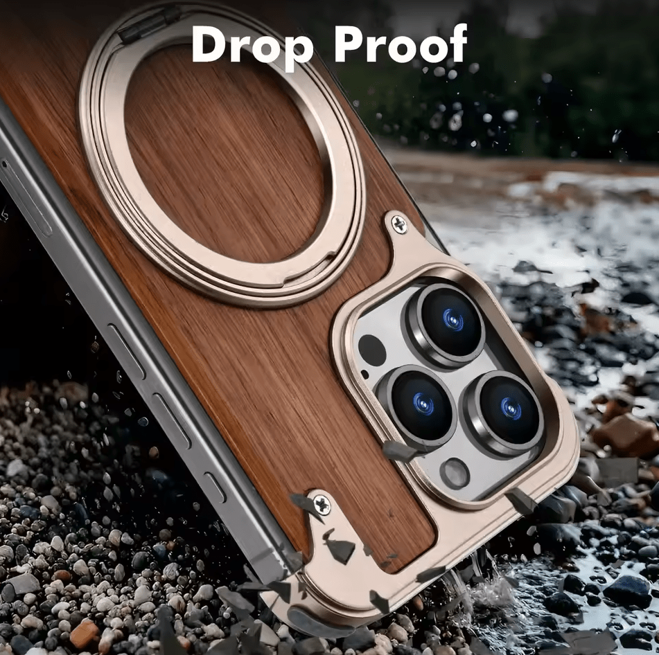 Moobifi Aluminum & Wood Case With MagSafe - Elite Phones