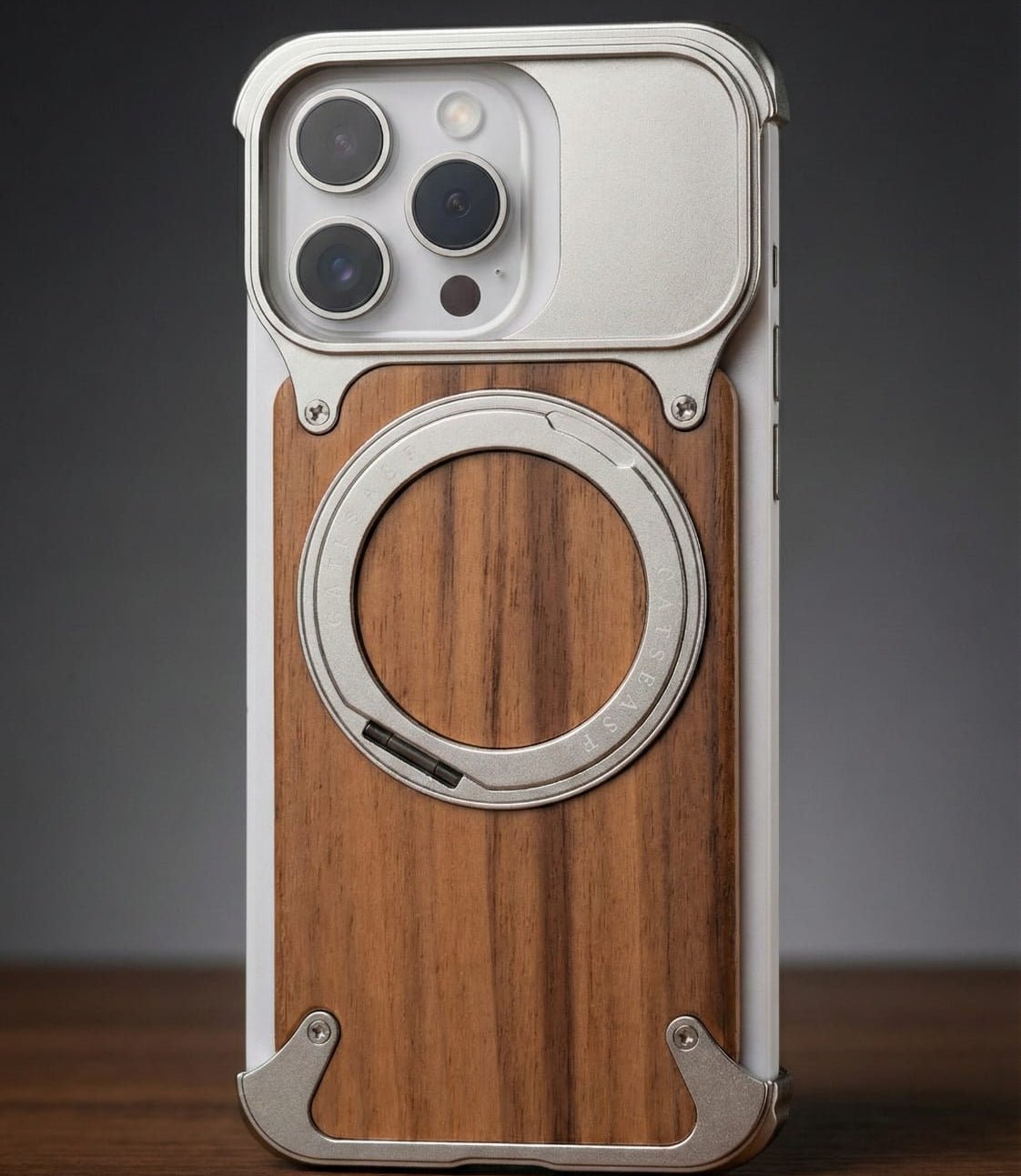 Moobifi Aluminum & Wood Case With MagSafe - Elite Phones