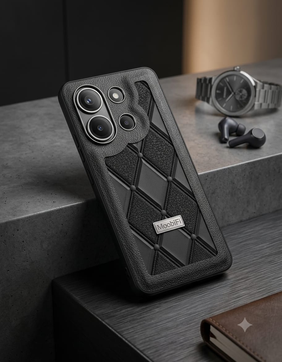 MoobiFi Leather Phone Case (with Hand Strap / Kickstand) - Elite Phones