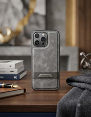 MoobiFi Leather Phone Case (with Hand Strap / Kickstand) - Elite Phones