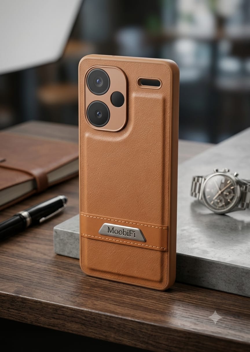 MoobiFi Leather Phone Case (with Hand Strap / Kickstand) - Elite Phones