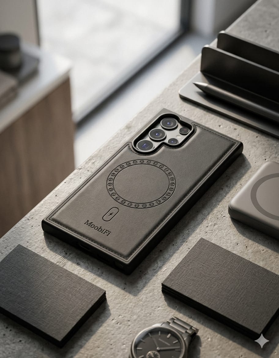 MoobiFi Magnetic Leather Case - Elite Phones