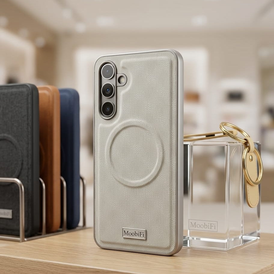 MoobiFi Textured Fabric MagSafe Phone Case - Elite Phones