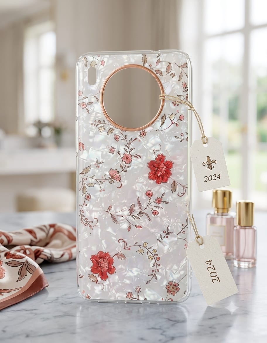 Mother of Pearl Pressed Flower Phone Case - Elite Phones